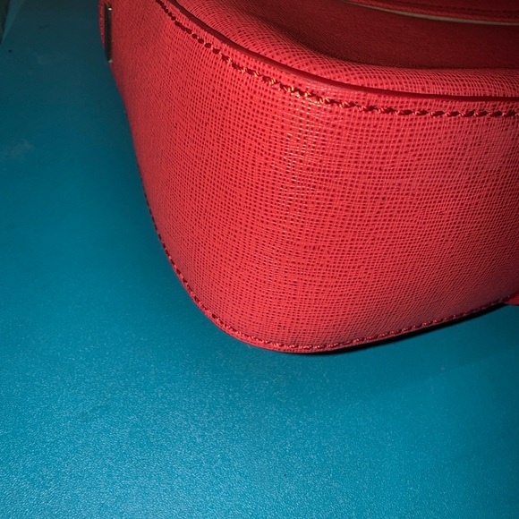 Fendi Red Crossbody Bag with Gold Accent - Picture 8 of 16